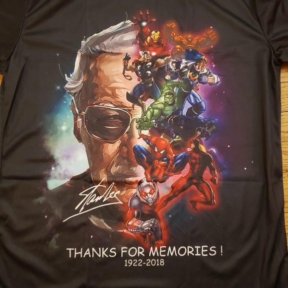 Stan Lee Memorial short sleeve black t-shirt 👕 Size XL - Picture 2 of 9